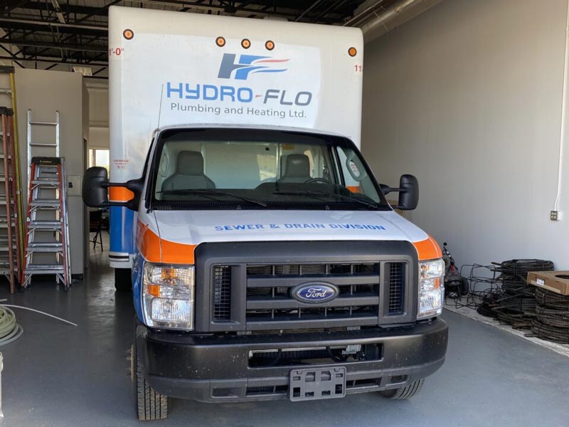 Hydro Flo's new truck is ready for HVAC Services in Edmonton, AB