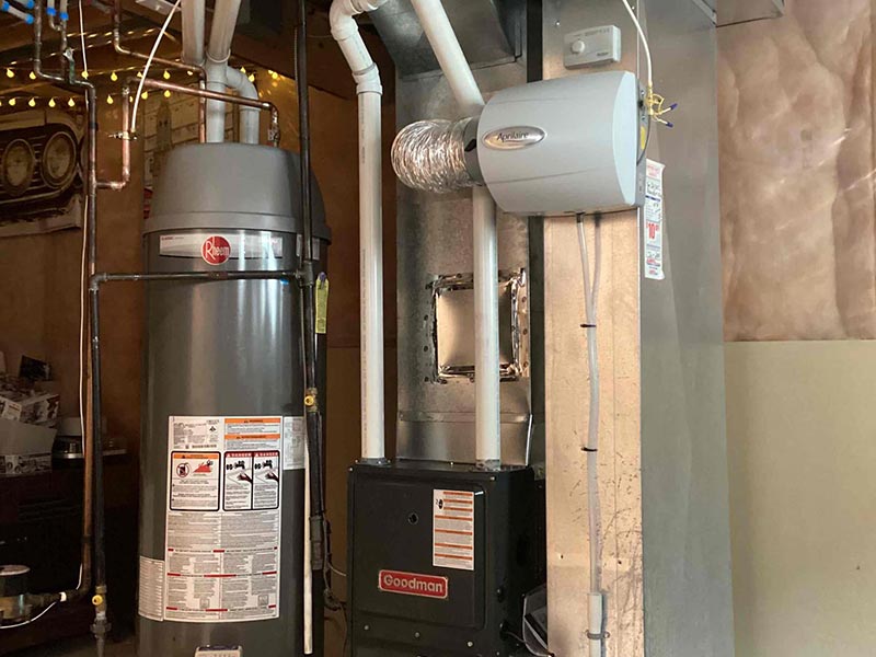 Rheem and Goodman Heating units in Edmonton, AB